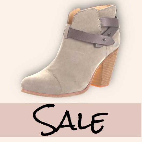 rag & bone Shoes - rag & bone Harrow Gray Suede Booties Size 41 US 10